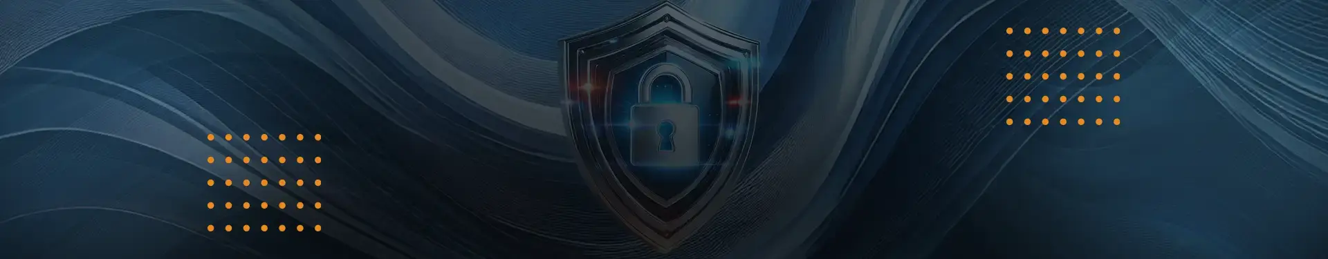Headerbild: Ein leuchtendes Schild mit Vorhängeschloss symbolisiert hohe Sicherheitsstandards und Datenschutz.